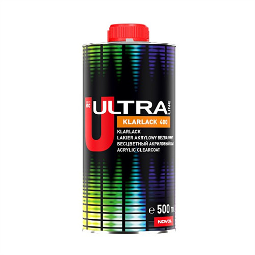 Лак акриловий 2в1 NOVOL ULTRA LINE 400 0.5л+0.25л