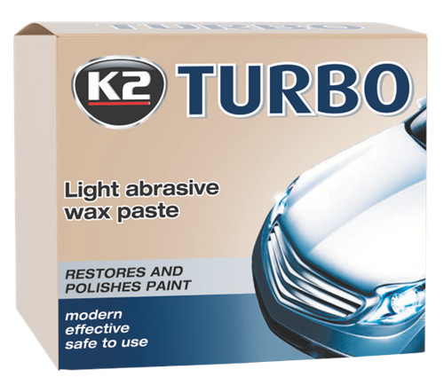 Восковая паста для полировки кузова K2 TURBO 250г
