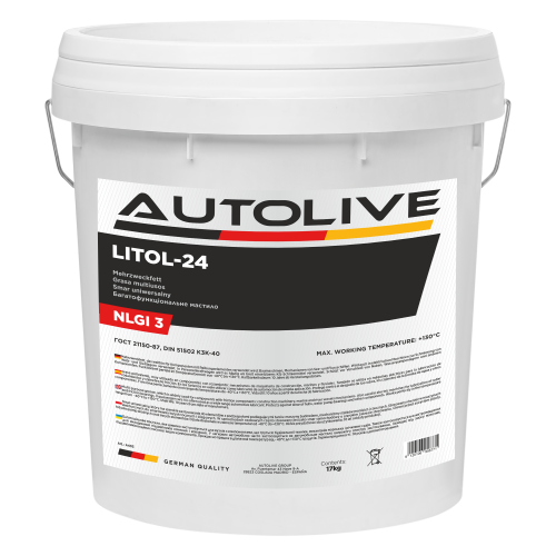 Многофункциональная смазка AUTOLIVE NLCI 3 Litol-24 17кг