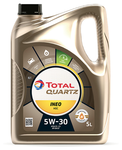 Синтетична моторна олива Total Quartz INEO MDC 5W-30 ACEA C3/C2 5 л
