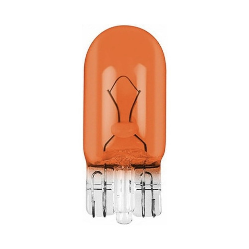 Лампочка для авто FUSION W10W Т13 12V 10W moto W2,1x9,5D ORANGE 10шт  