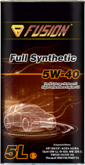 Синтетическое моторное масло FUSION Full Synthetic 5W-40 Metal 5л
