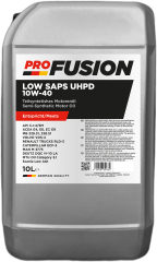 Полуcинтетическое моторное масло PROFUSION Low SAPS UHPD 10w-40 10л