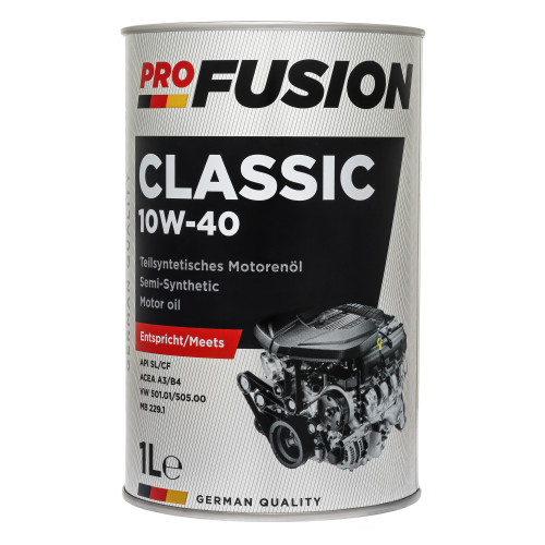 Полуcинтетическое моторное масло PROFUSION Classic 10W-40 Metal 1л