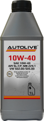 Полуcинтетическое моторное масло AUTOLIVE 10W-40 1л
